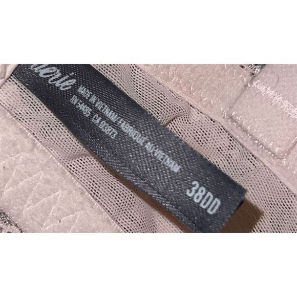 Plus Size aerie Pink Lace Wired Bra Size 38DD - Picture 3 of 5